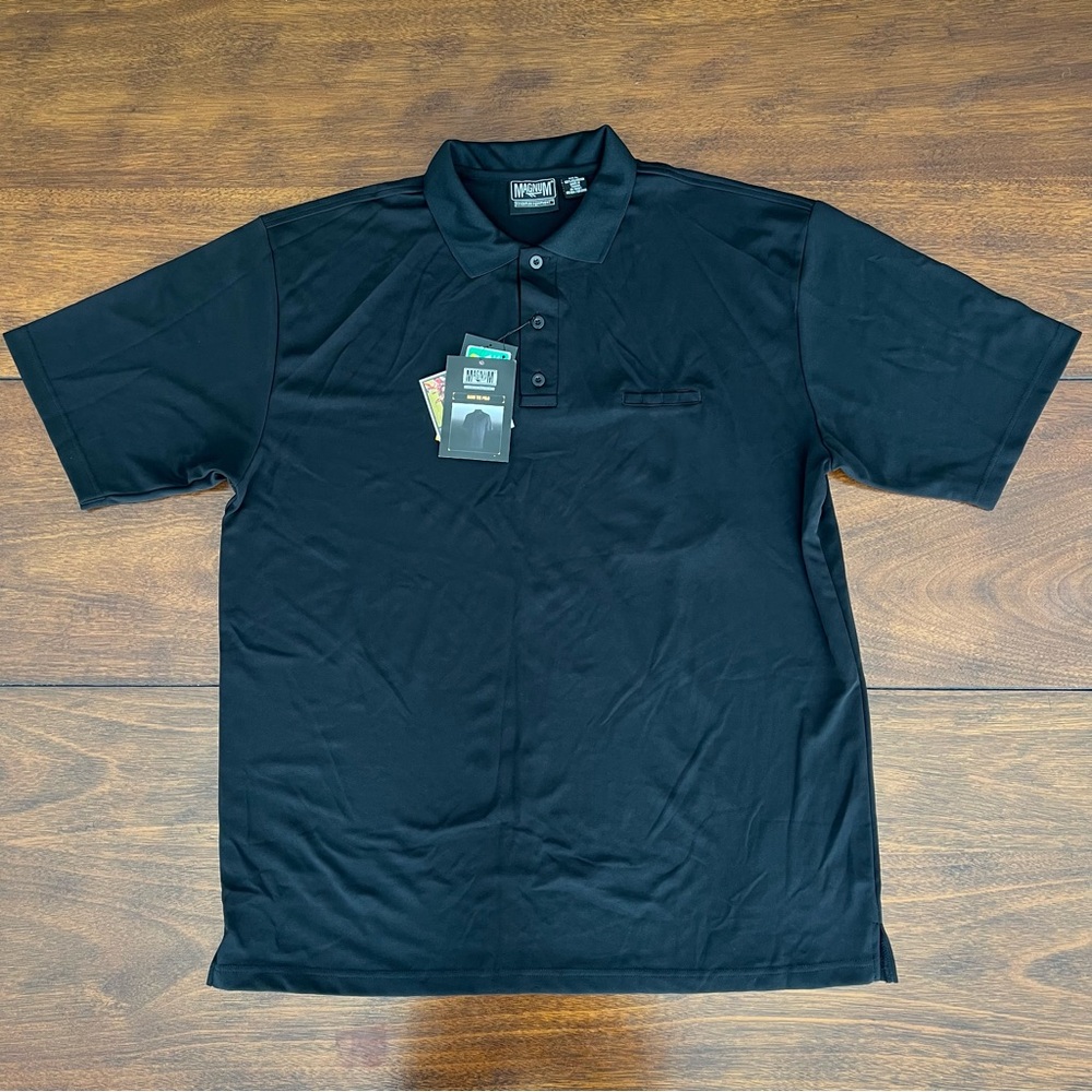 Magnum Nano Tec Polo Black Men’s XL NWT